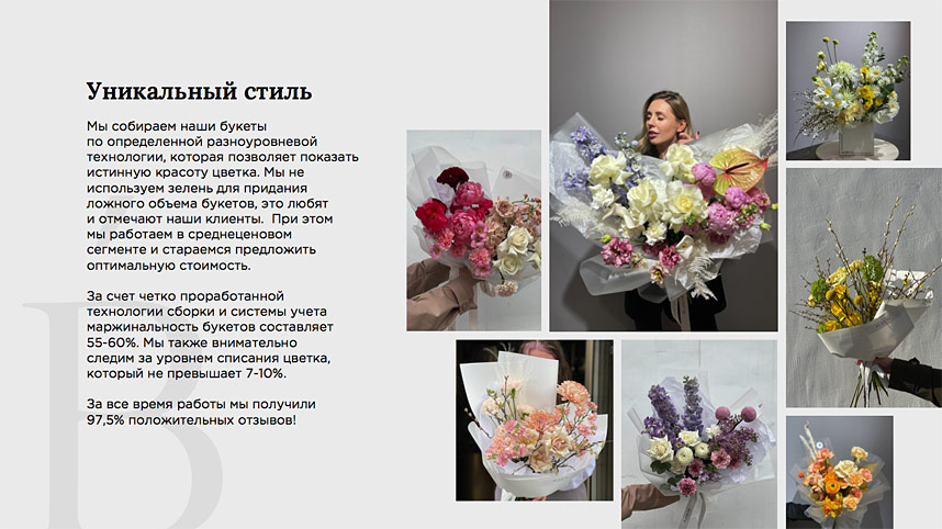 Франшиза бутика цветов и декора Buro30