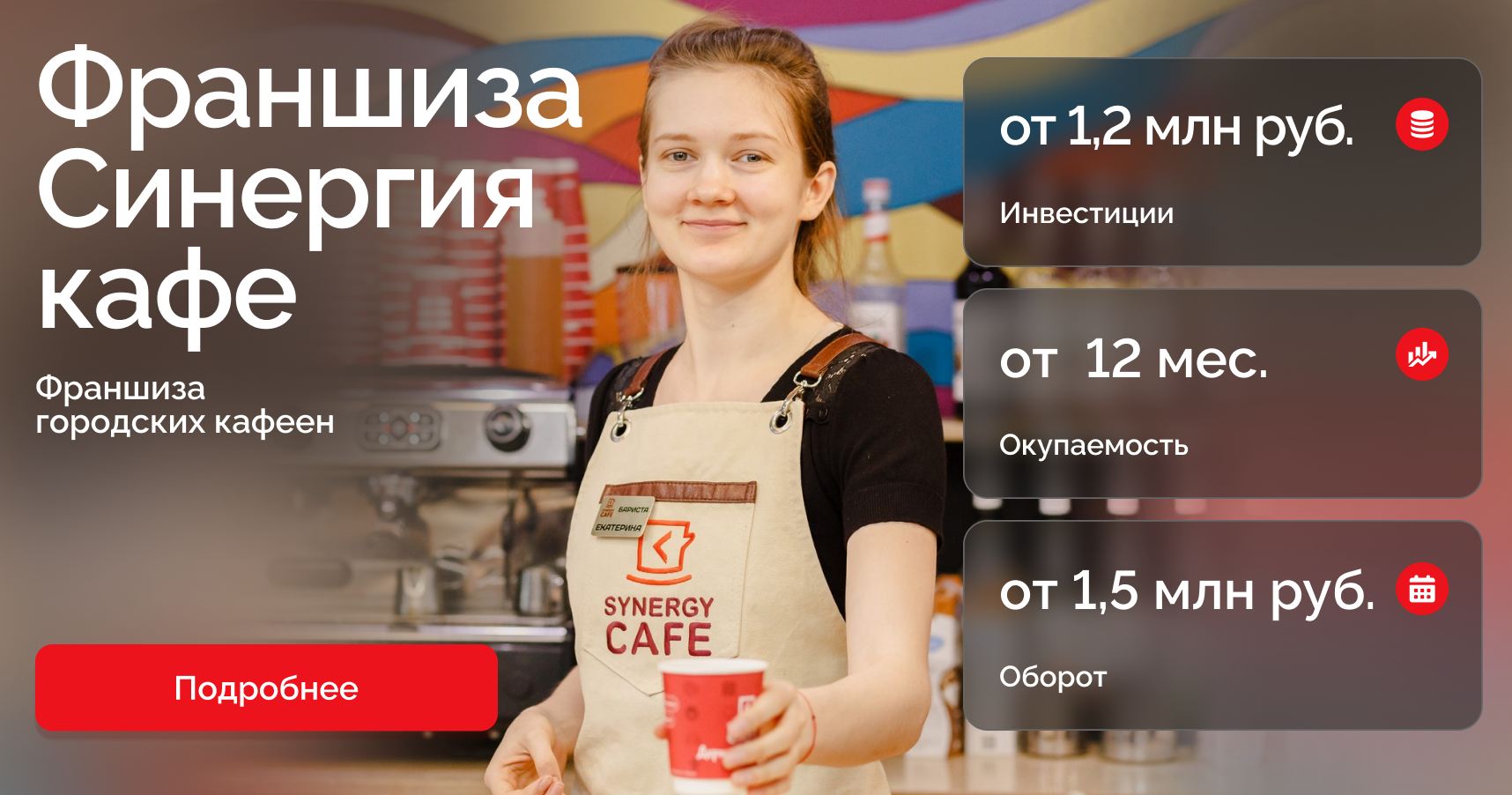 Франшиза кафе «Синергия»