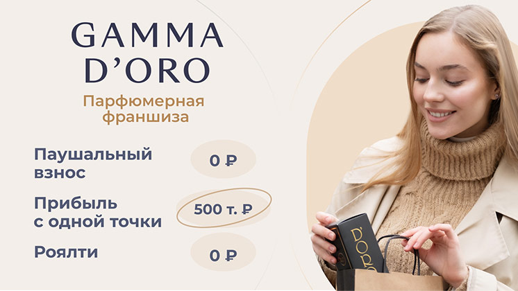 Франшиза Gamma D’ORO