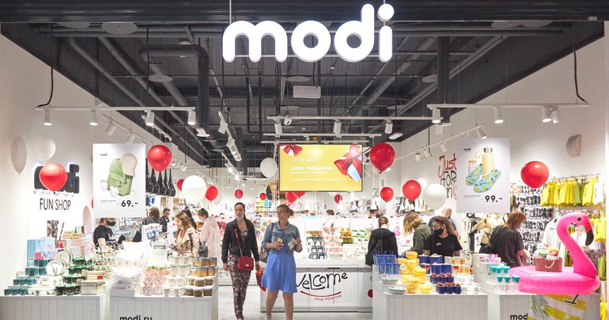 Франшиза магазина эмоциональных товаров modi