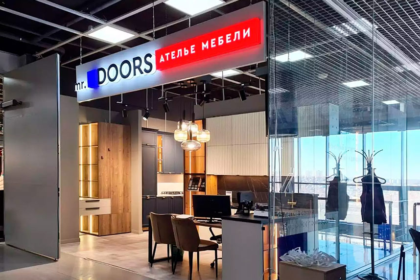 Новый фирменный салон Mr.Doors в Казахстане