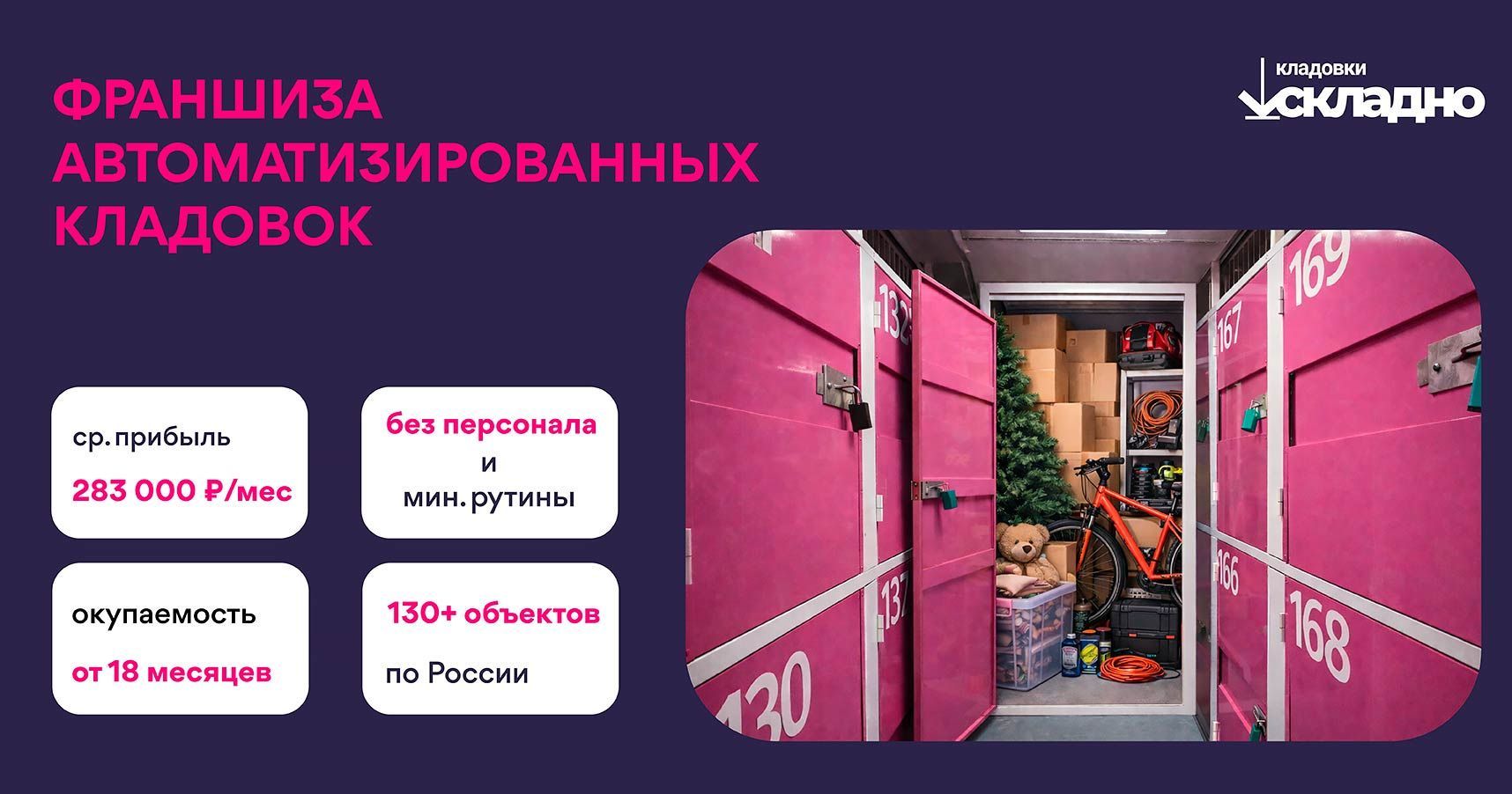 Франшиза автоматизированных кладовок у дома «Складно Кладовки»