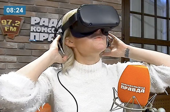 Руководители Arcadia VR на утреннем шоу радио "Комсомольская правда"