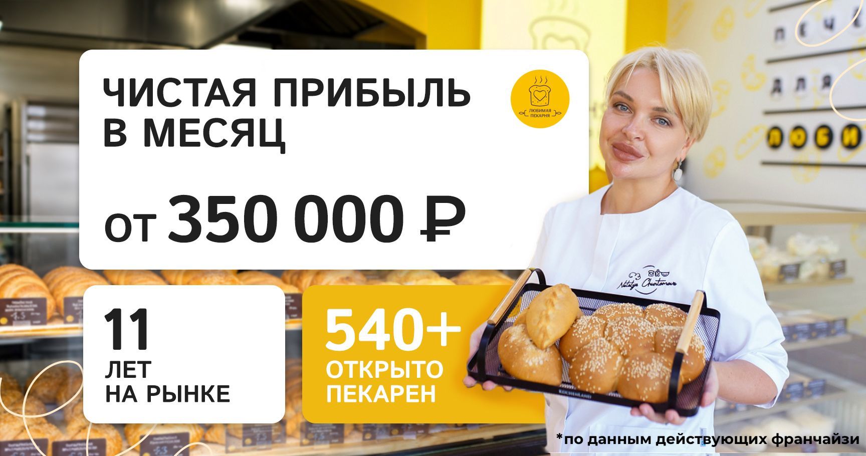 Франшиза «Любимая пекарня»