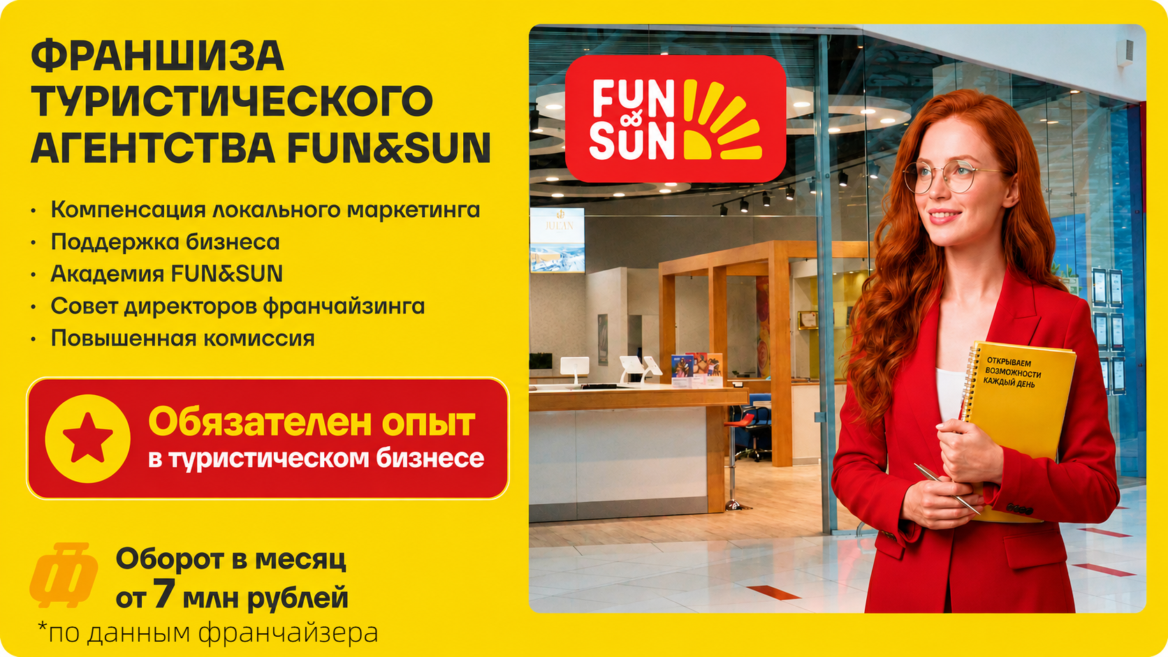 Франшиза FUN&SUN — туроператор