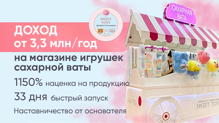 Франшиза SWEET TOYS