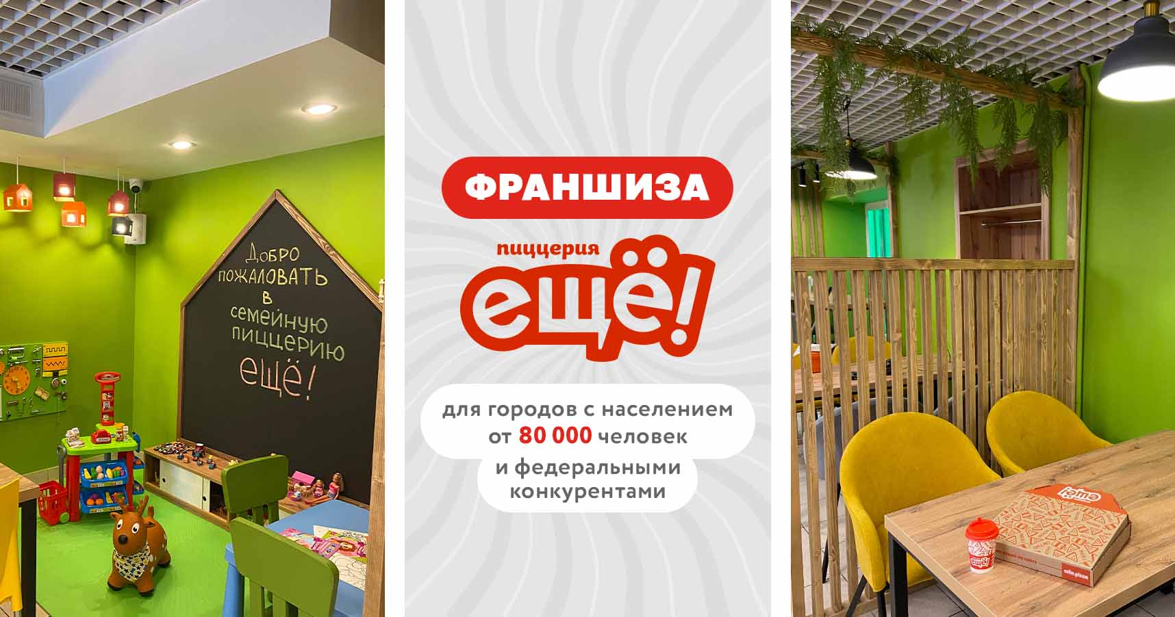 Франшиза «ЕЩЁ!» — сеть пиццерий