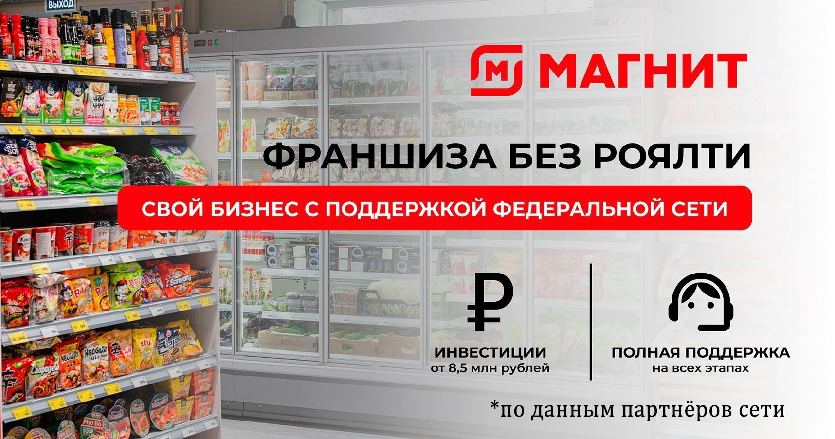 Франшиза «Магнит» — розничный магазин