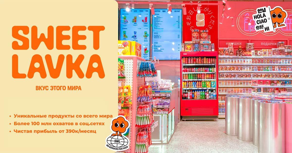 Франшиза Sweet Lavka — магазин трендовых сладостей