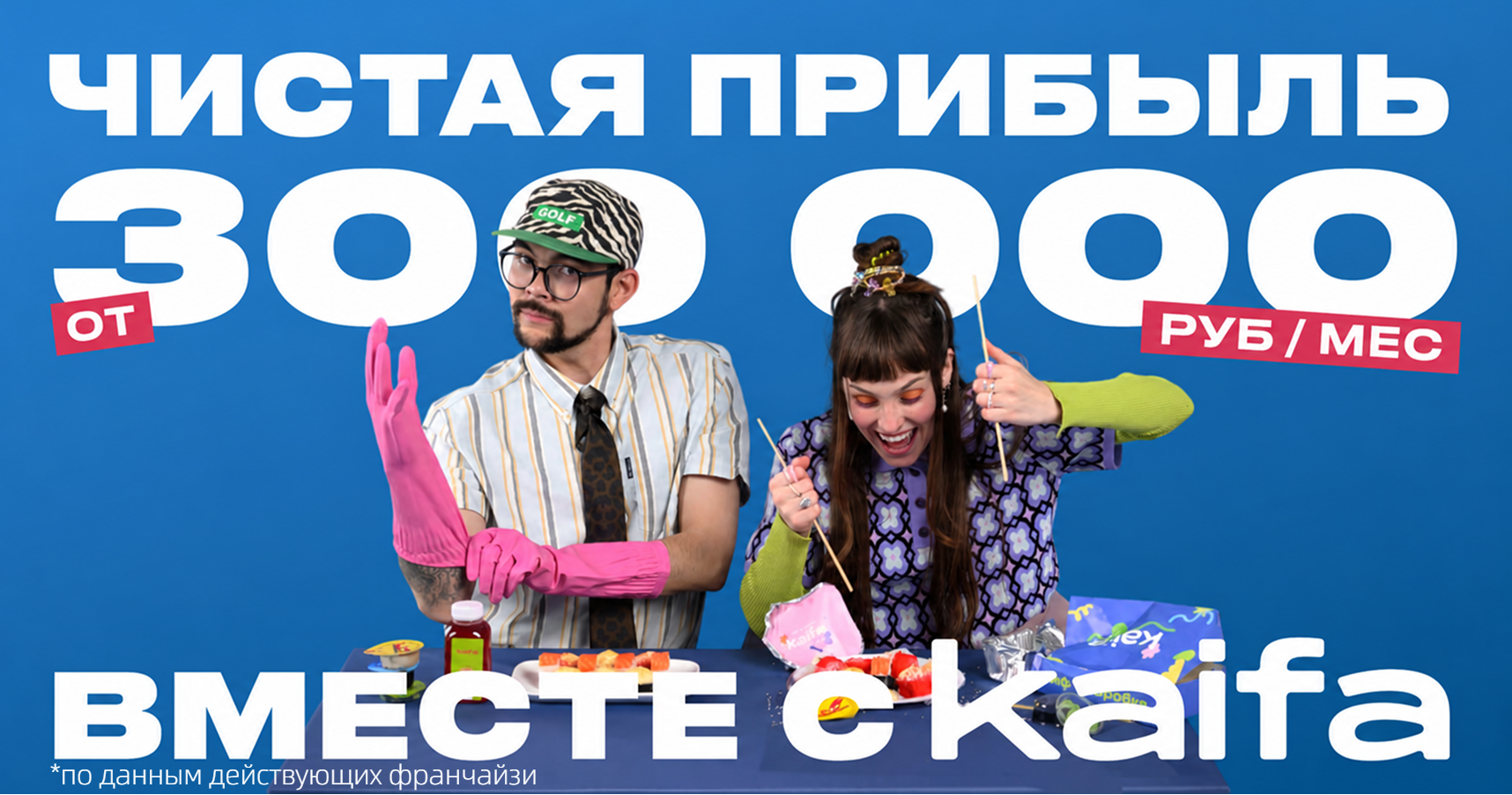 <a href="#form">Гарантия окупаемости по договору, запуск от 4 недель и прибыль до 1 млн ₽ в месяц</a> — развивайте доставку суши и роллов вместе с Kaifa