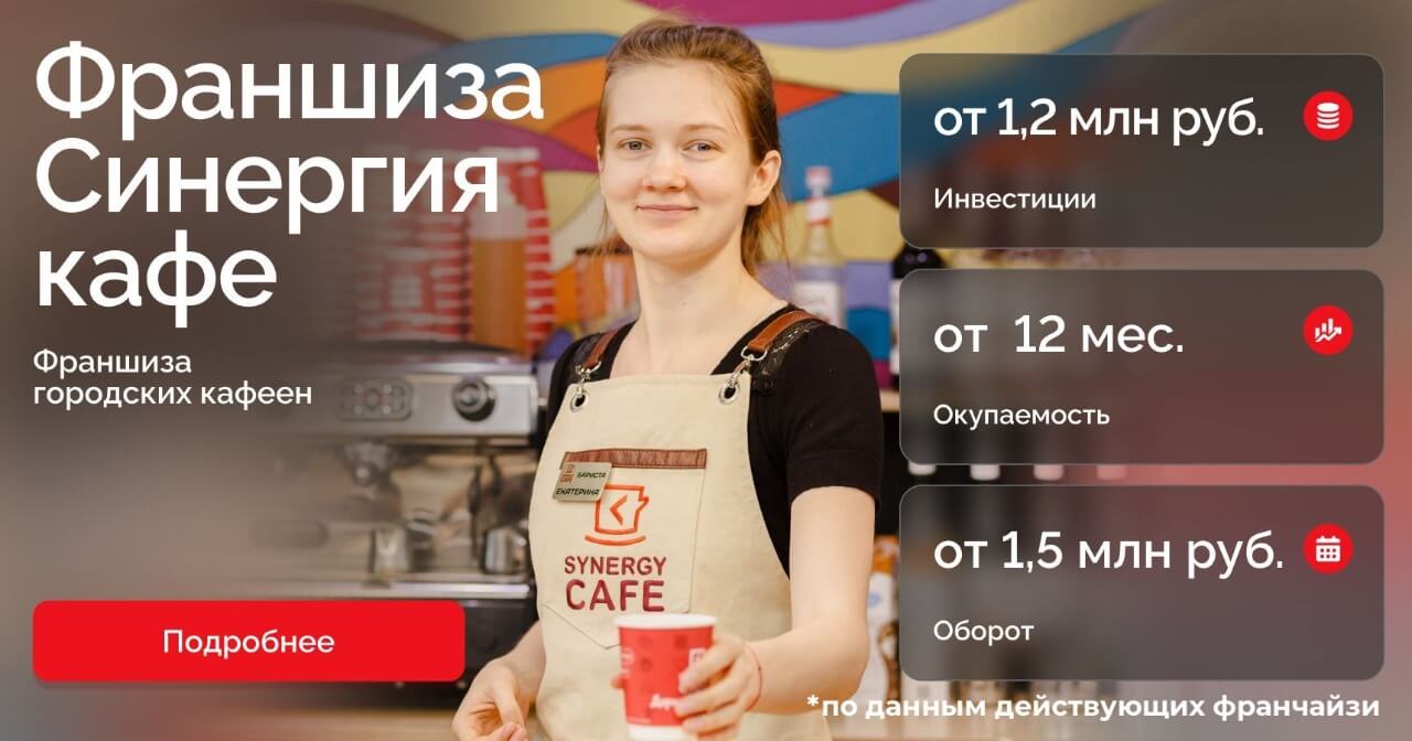 Франшиза кафе «Синергия»