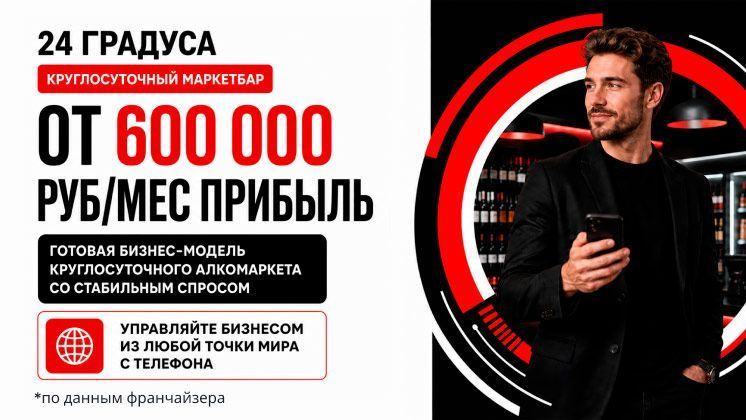 Франшиза «24 Градуса» — круглосуточный маркетбар