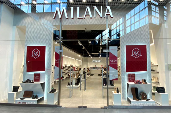 Торжественное открытие магазина MILANA