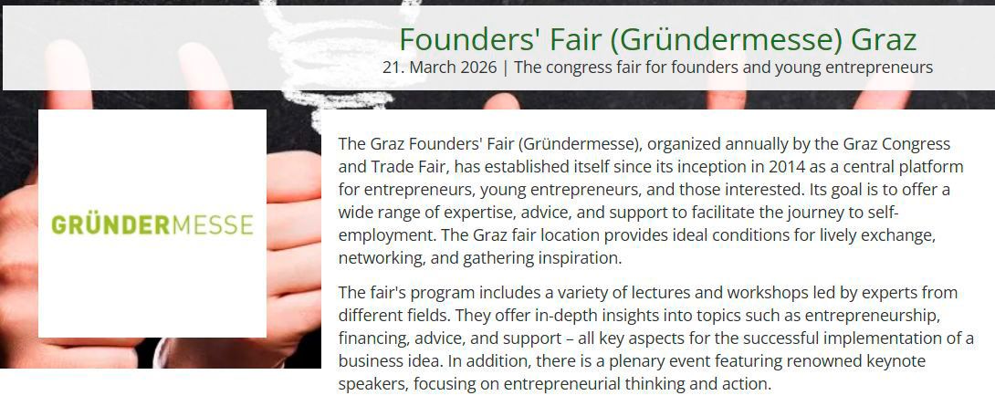GRÜNDERMESSE