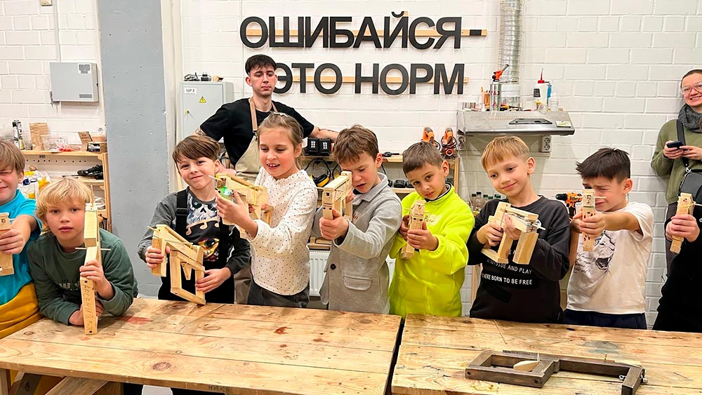 Франшиза сети детских столярных мастерских TEXTURA