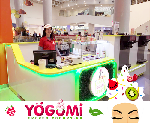 франшиза бара замороженного йогурта YOGUMI