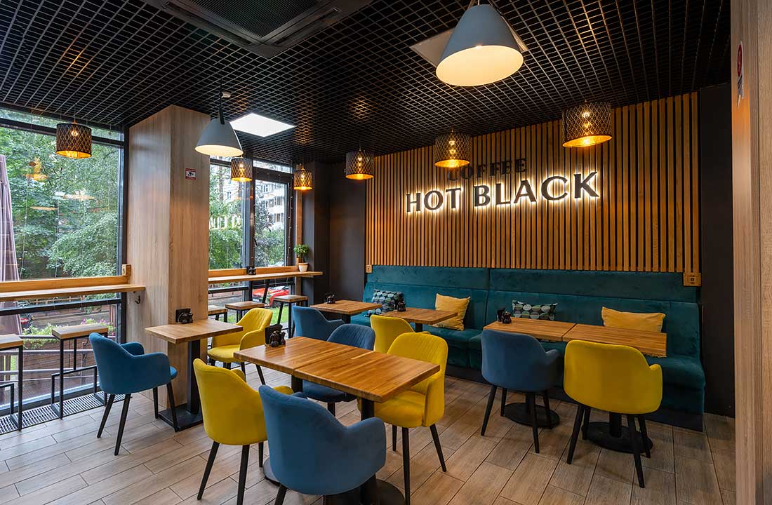 Франшиза кофейни с авторской кухней HOT BLACK