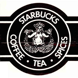 Самый первый логотип Starbucks