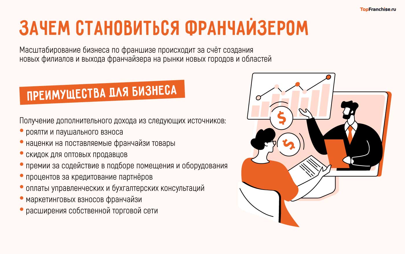 Зачем становиться франчайзером
