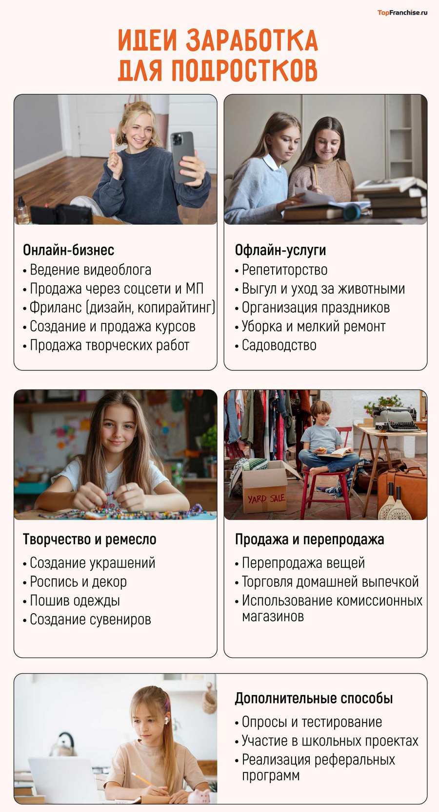 Как зарабатывать деньги подростку