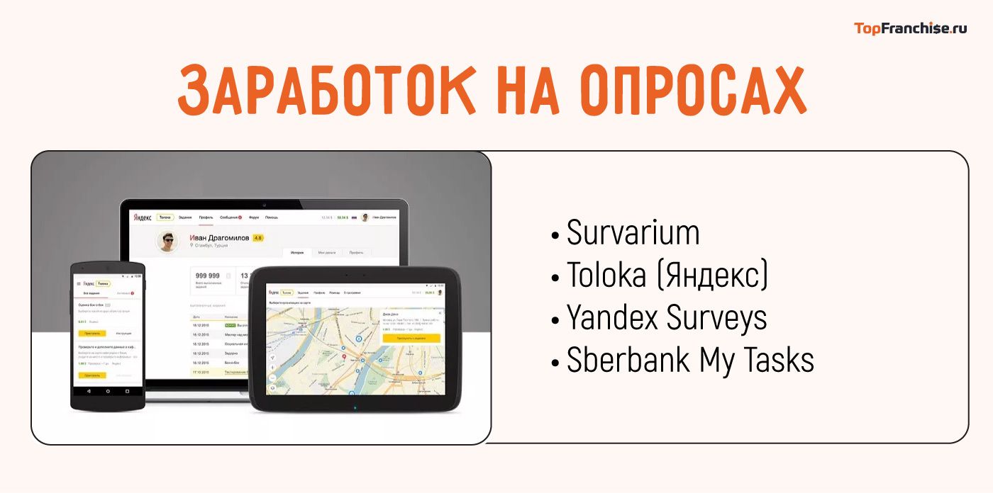 Реальные приложения для заработка денег