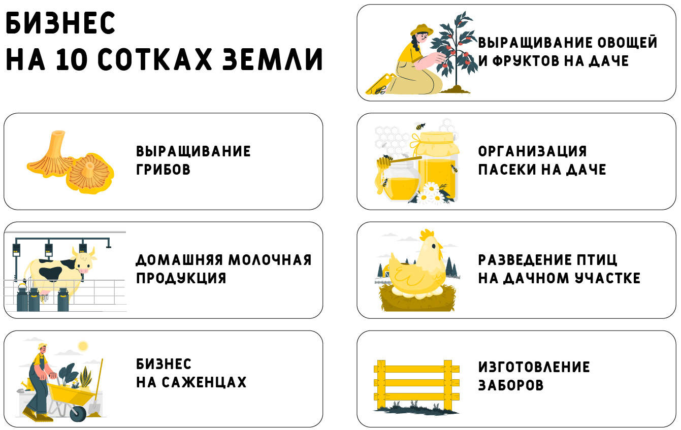 бизнес на 10 сотках земли