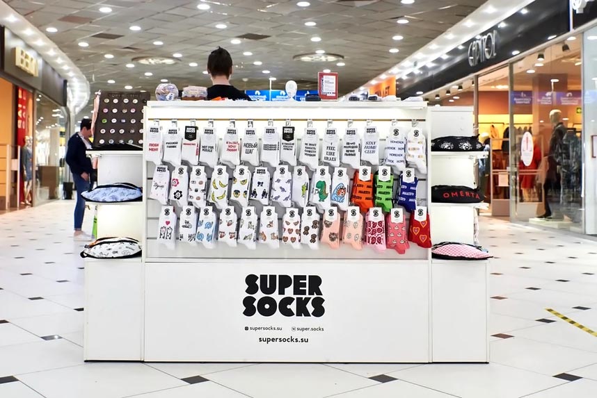 франшиза магазина SUPER SOCKS