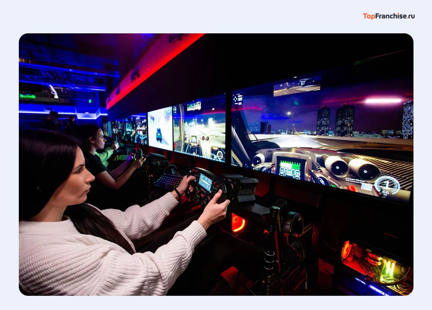 Франшиза клуба автосимуляторов TOPRACING
