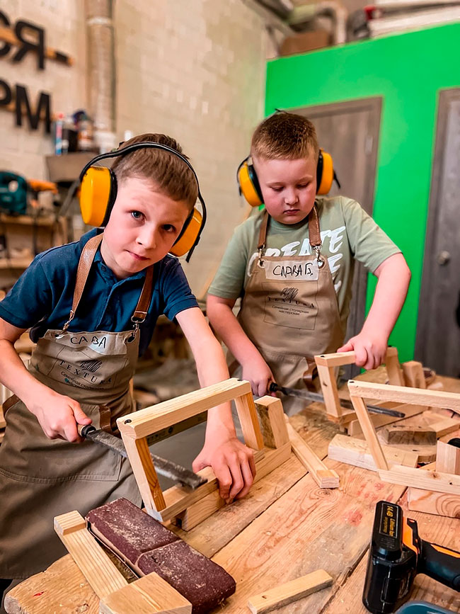 Франшиза сети детских столярных мастерских TEXTURA