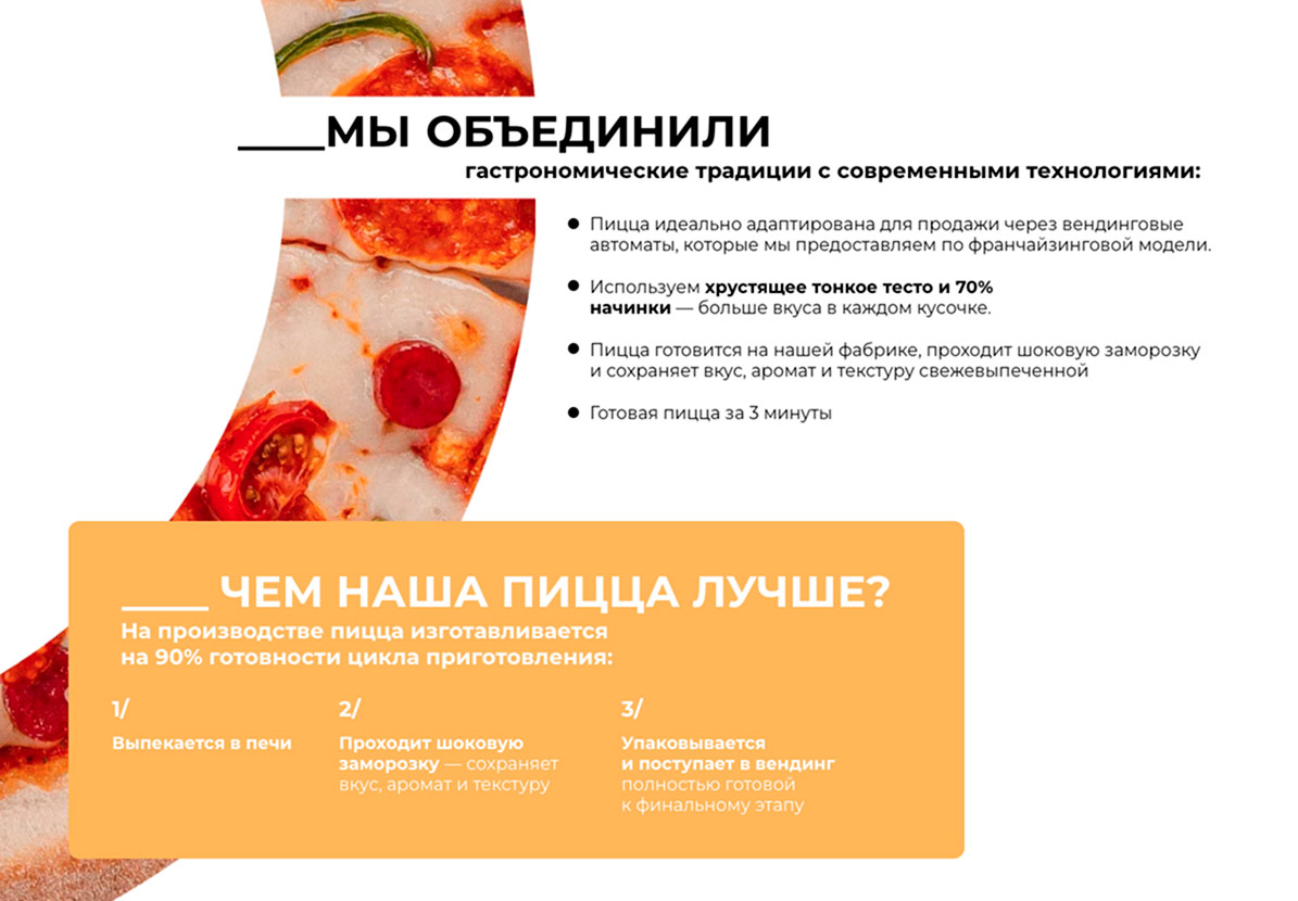 Франшиза вендингового аппарата (пиццамата) по продаже горячей пиццы QUICK pizza