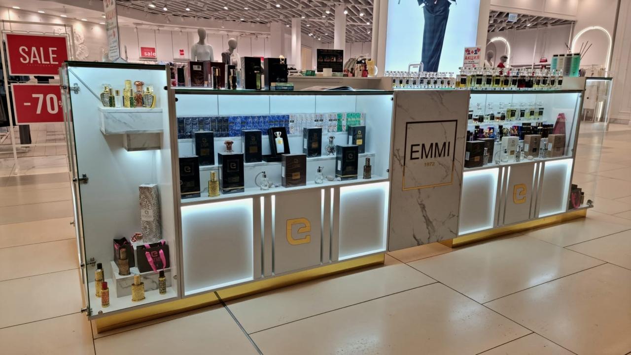 Франшиза фирменных парфюмерных бутиков и островков EMMI