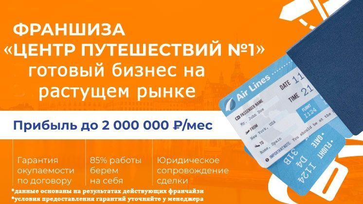 «Центр путешествий №1» — франшиза визово-туристического агентства