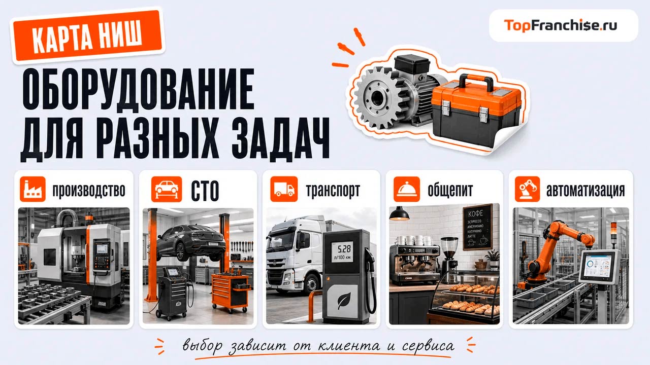 Франшиза оборудования: как выбрать подходящую и открыть бизнес