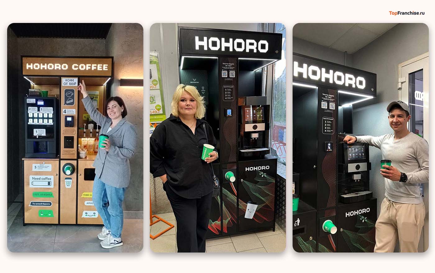 Как открыть кофейню самообслуживания: на примере франшизы HOHORO