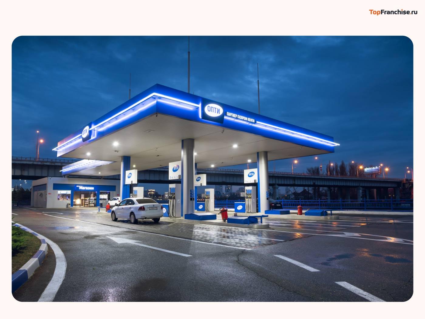 Сколько стоит франшиза АЗС
