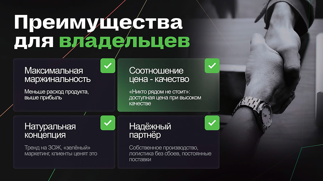 Франшиза BARBADOS — дистрибуция барных сиропов