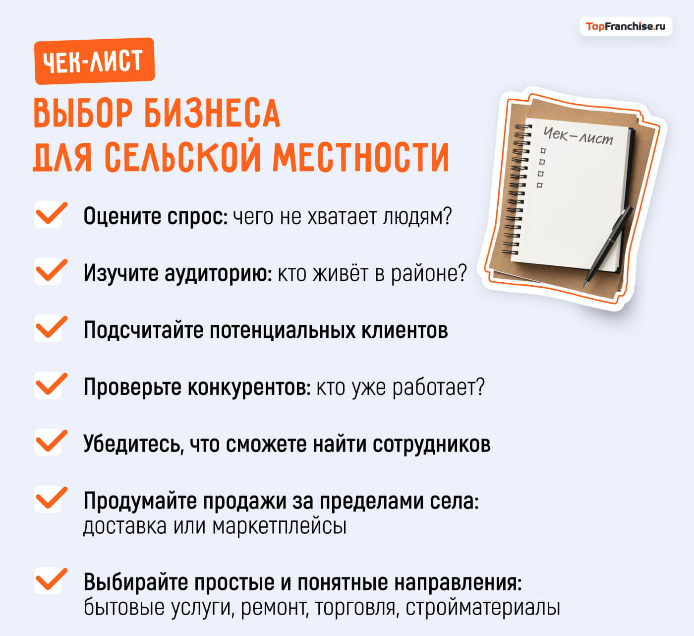 Бизнес для сельской местности