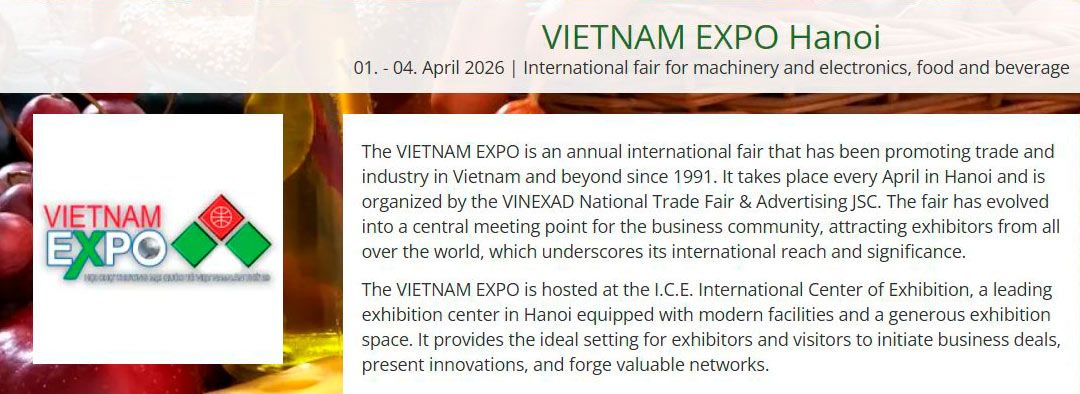 VIETNAM EXPO HANOI 2026