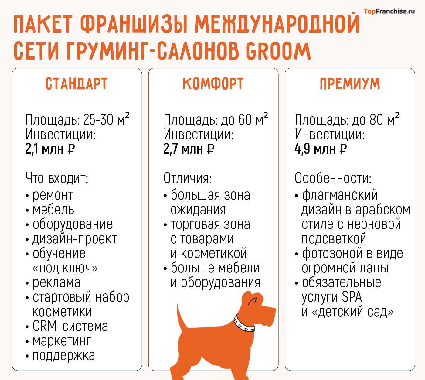 Как устроена франшиза груминга