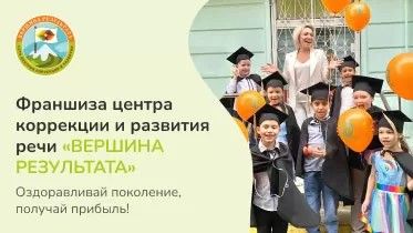 Франшиза центра коррекции и развития речи «ВЕРШИНА РЕЗУЛЬТАТА»