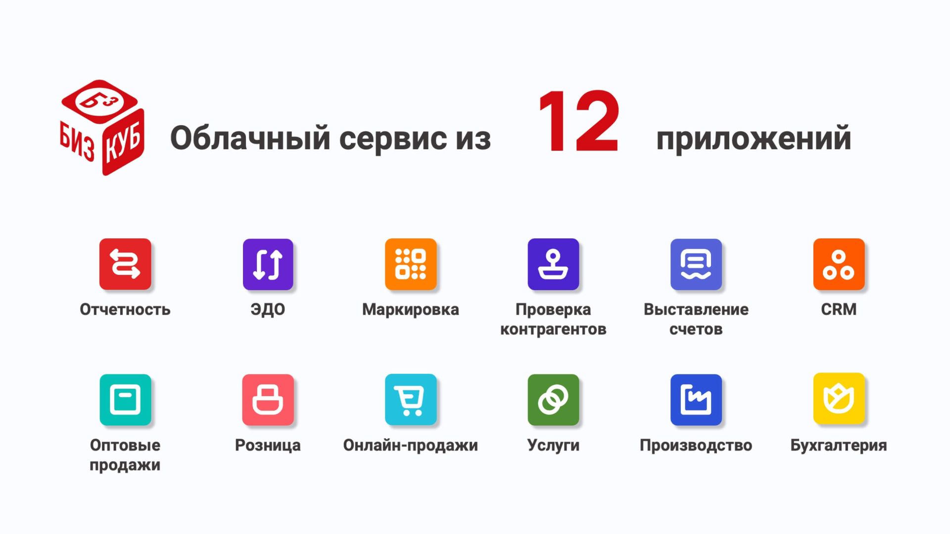 «БизКуб» — онлайн-приложения для решения бизнес-задач от 1С