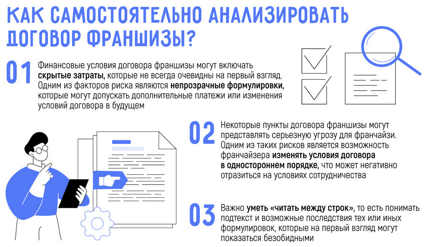 Как самостоятельно прочитать договор франшизы: советы для франчайзи без юриста