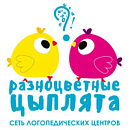 логотип Разноцветные цыплята
