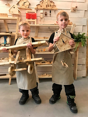 Франшиза сети детских столярных мастерских TEXTURA