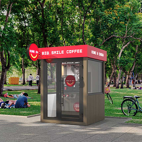 Франшиза кофеен самообслуживания Big Smile Coffee