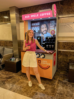 Франшиза кофеен самообслуживания Big Smile Coffee