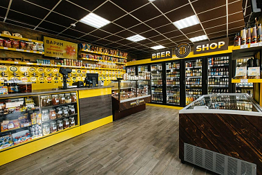 Франшиза магазина разливных напитков и морепродуктов BEER SHOP
