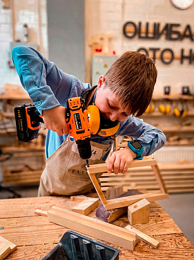 Франшиза сети детских столярных мастерских TEXTURA