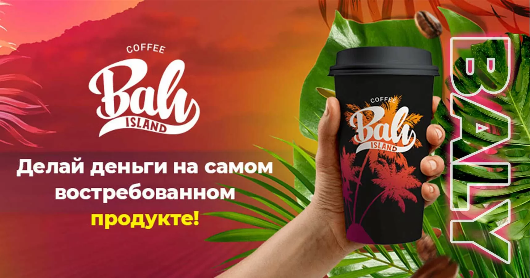 Франшиза кофейни Coffee BalyIsland. Условия, цены и отзывы. Бизнес-планы и  презентации