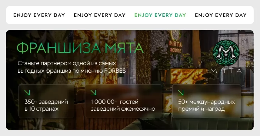 Франшиза lounge-баров «Мята»